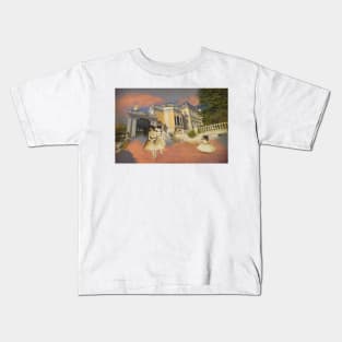 Degas ballet dancers at Vale Flor Palace in Lisbon. Kids T-Shirt